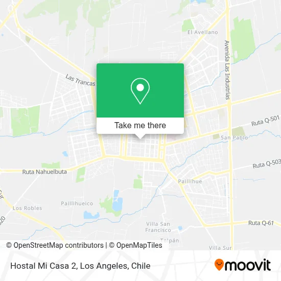 Hostal Mi Casa 2 map