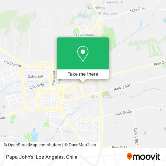 Papa John's map