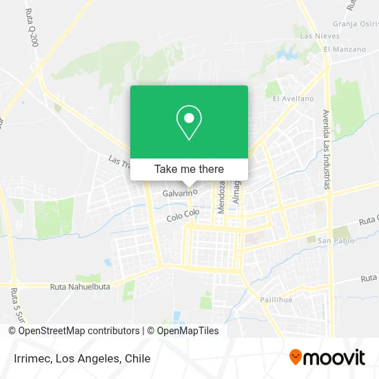 Irrimec map