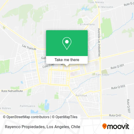 Rayenco Propiedades map