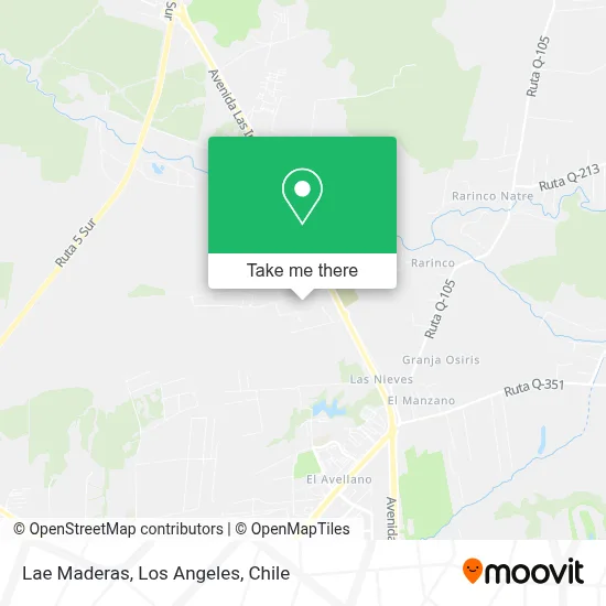 Lae Maderas map