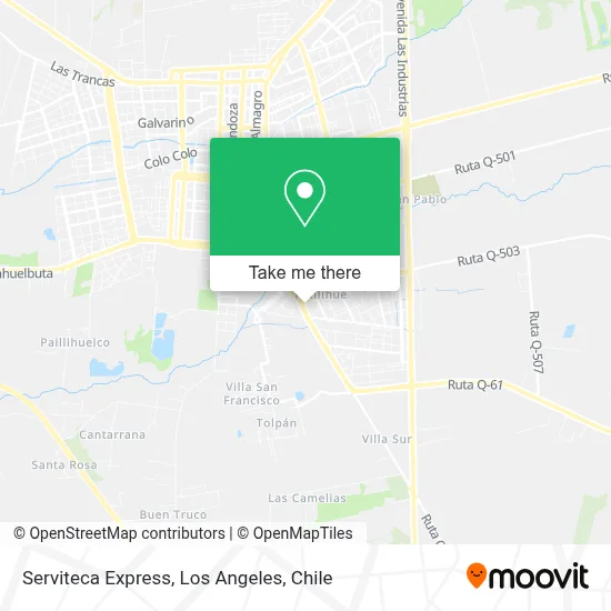 Serviteca Express map