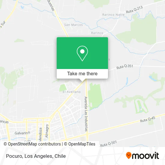 Pocuro map