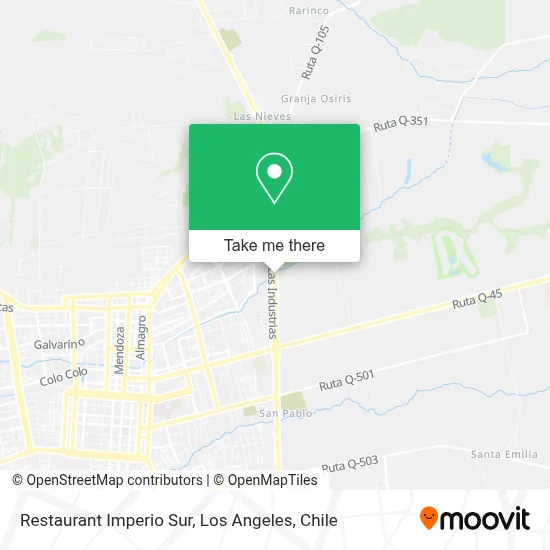 Restaurant Imperio Sur map