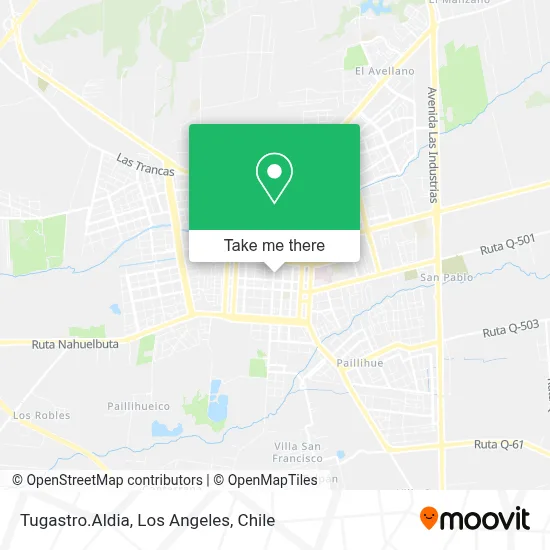 Tugastro.Aldia map