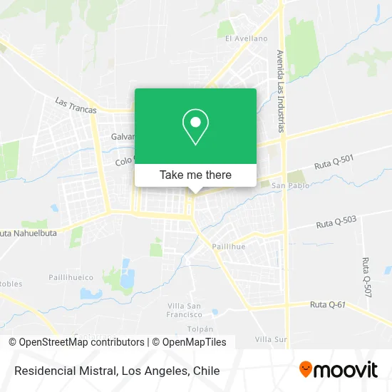 Residencial Mistral map
