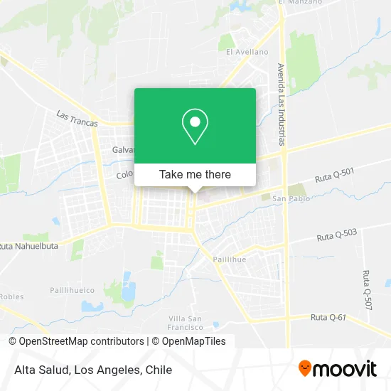 Alta Salud map