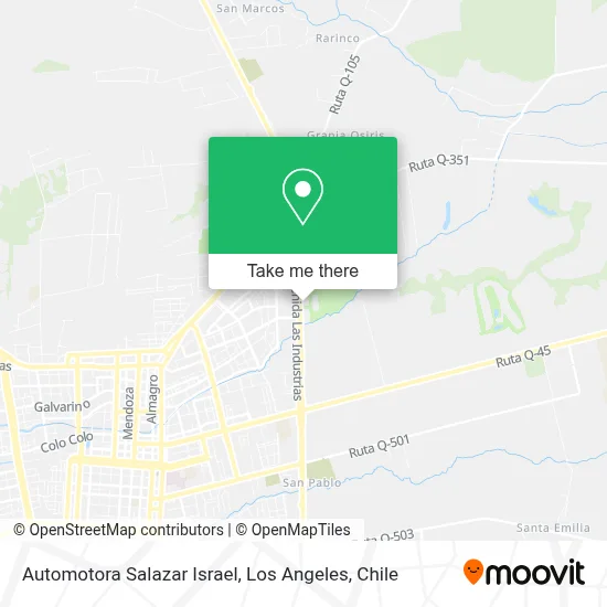 Automotora Salazar Israel map
