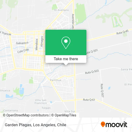 Garden Plagas map