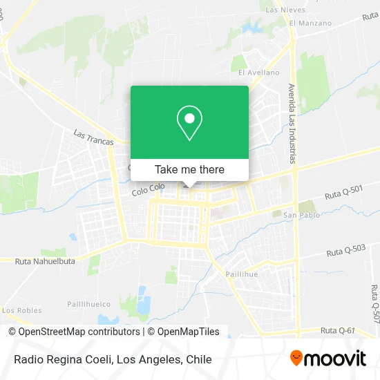 Radio Regina Coeli map