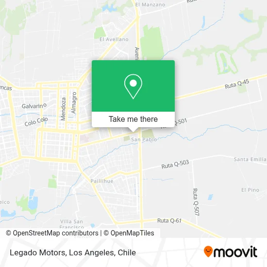 Legado Motors map