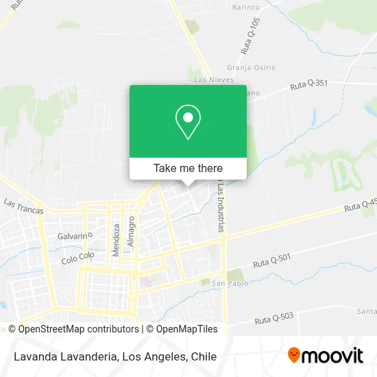 Lavanda Lavanderia map