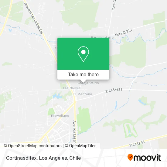 Cortinasditex map
