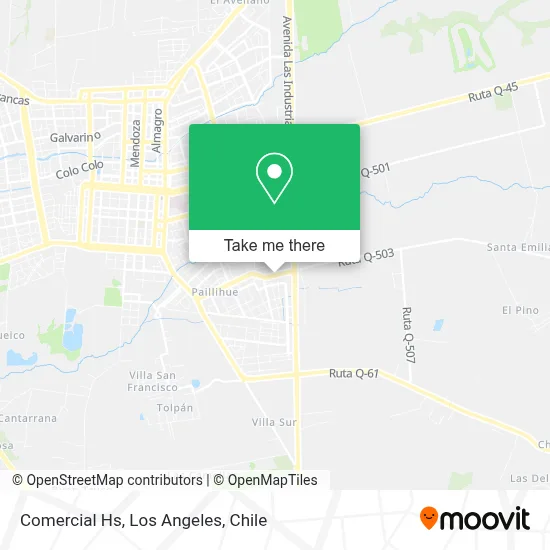 Comercial Hs map