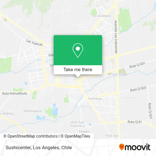 Sushicenter map