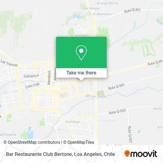 Bar Restaurante Club Bertone map