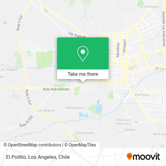 El Pollito map