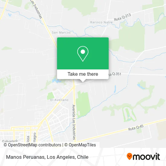 Manos Peruanas map