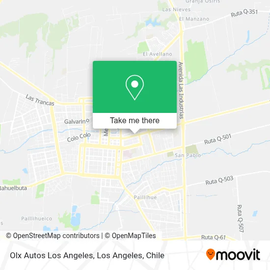 Olx Autos Los Angeles map