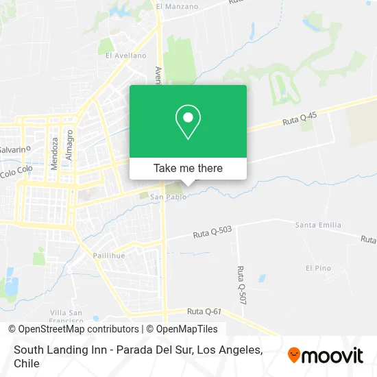 South Landing Inn - Parada Del Sur map