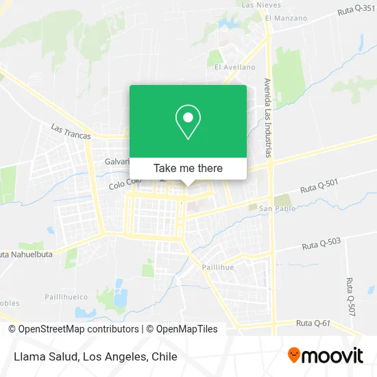 Llama Salud map