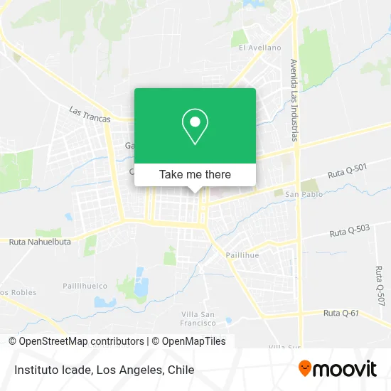 Instituto Icade map