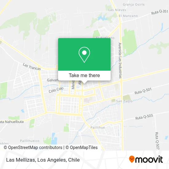 Las Mellizas map