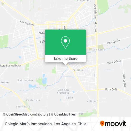 Colegio María Inmaculada map