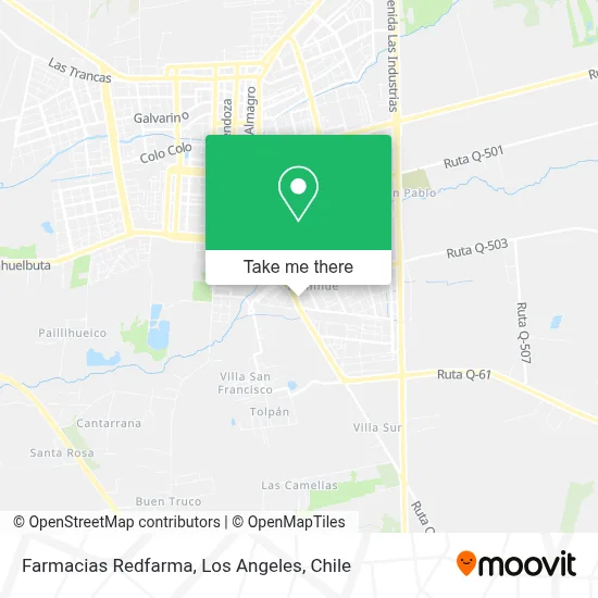 Farmacias Redfarma map