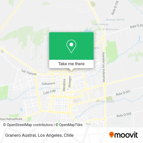 Granero Austral map