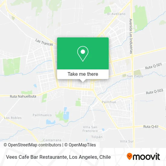 Vees Cafe Bar Restaurante map