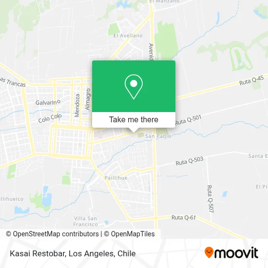 Kasai Restobar map