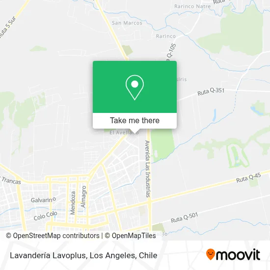 Lavandería Lavoplus map