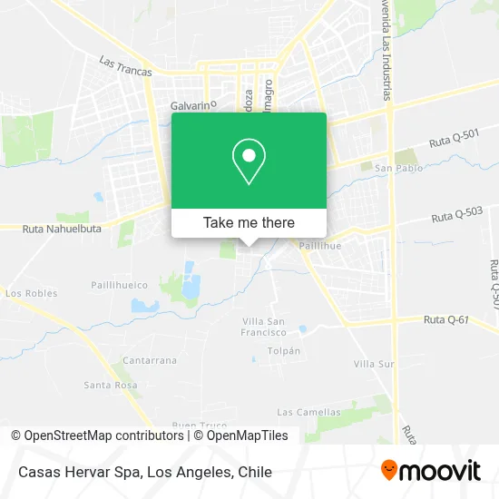 Casas Hervar Spa map
