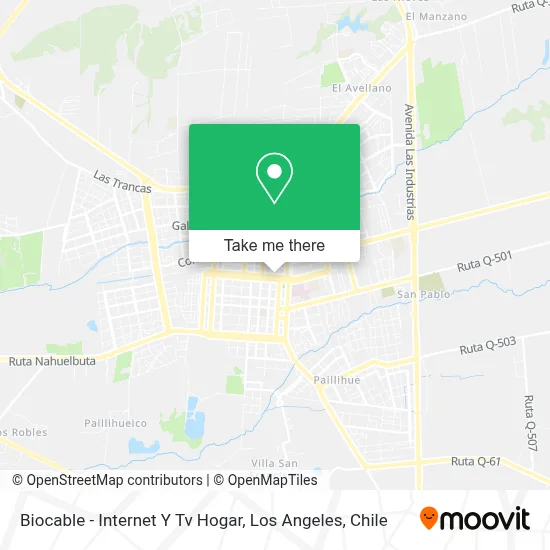 Biocable - Internet Y Tv Hogar map