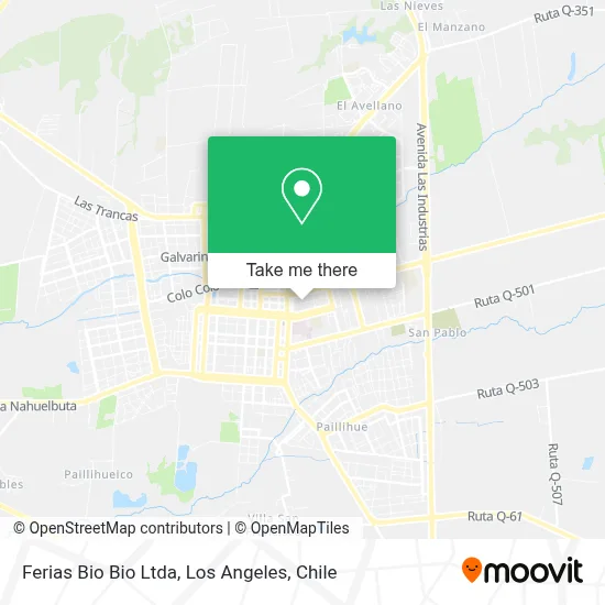 Ferias Bio Bio Ltda map