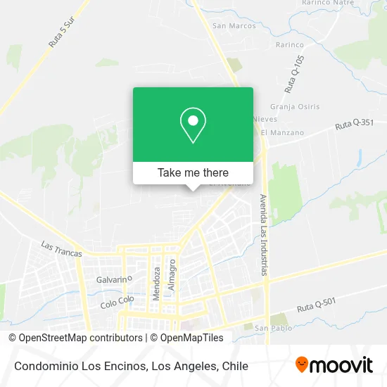 Condominio Los Encinos map