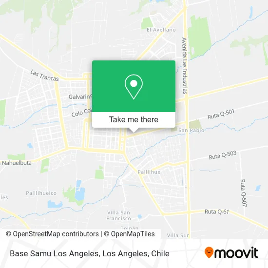 Base Samu Los Angeles map