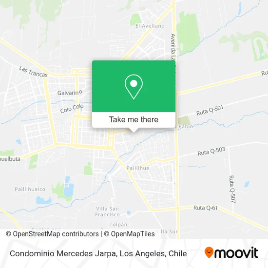 Condominio Mercedes Jarpa map