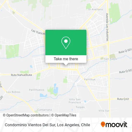 Condominio Vientos Del Sur map