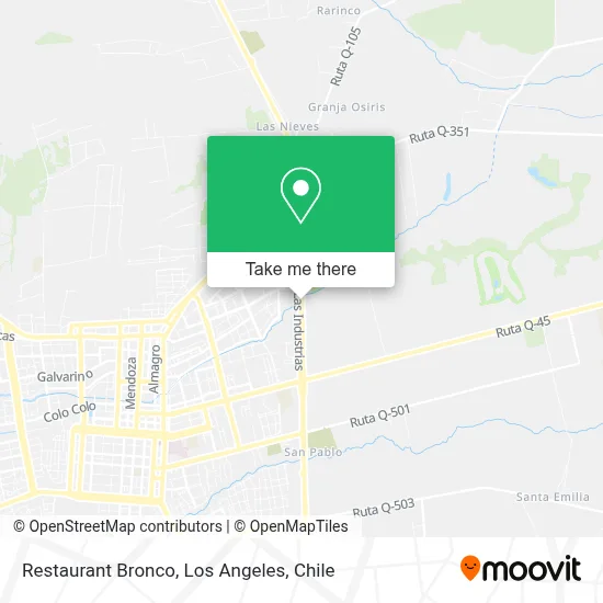 Restaurant Bronco map