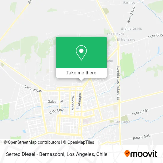 Sertec Diesel - Bernasconi map