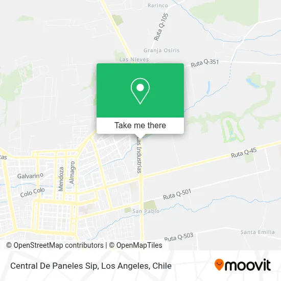 Central De Paneles Sip map