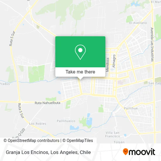 Granja Los Encinos map