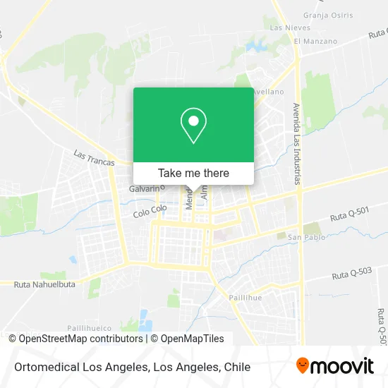 Ortomedical Los Angeles map