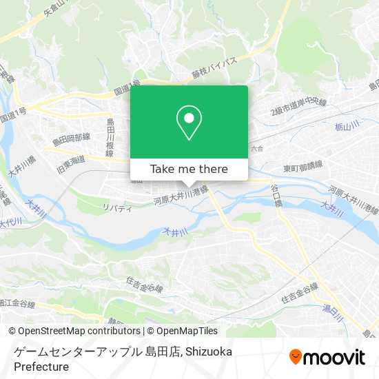 How To Get To ゲームセンターアップル 島田店 In 島田市 By Bus
