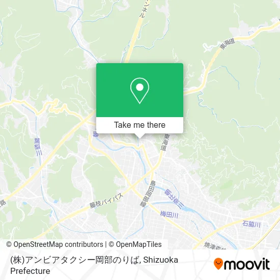 (株)アンビアタクシー岡部のりば map