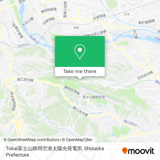 Tokai富士山静岡空港太陽光発電所 map