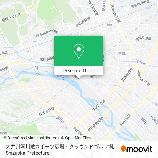 大井川河川敷スポーツ広場・グラウンドゴルフ場 map