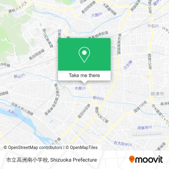 Takasu South Elementary School map